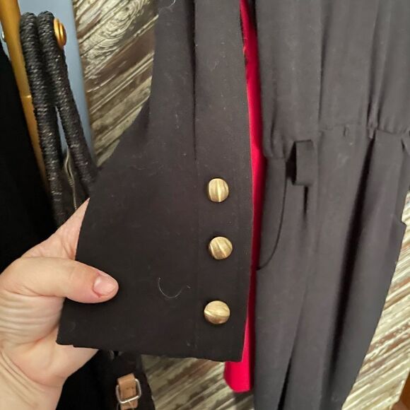 Virgo II Vintage 1970-80’s gold button dress - Picture 5 of 8